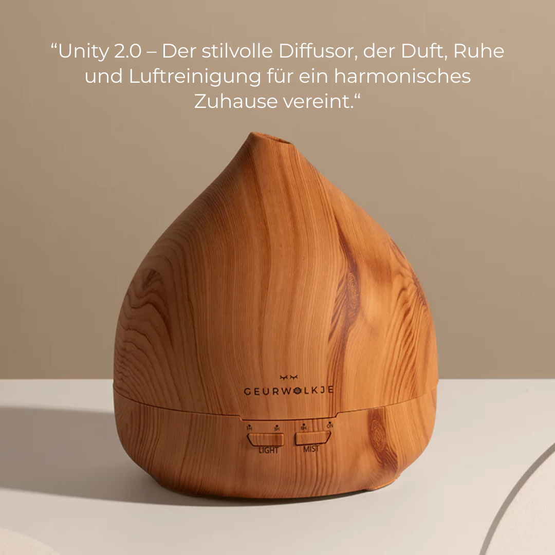 Unity 2.0 - Aroma Diffuser - Full Light Wood (400 ml)