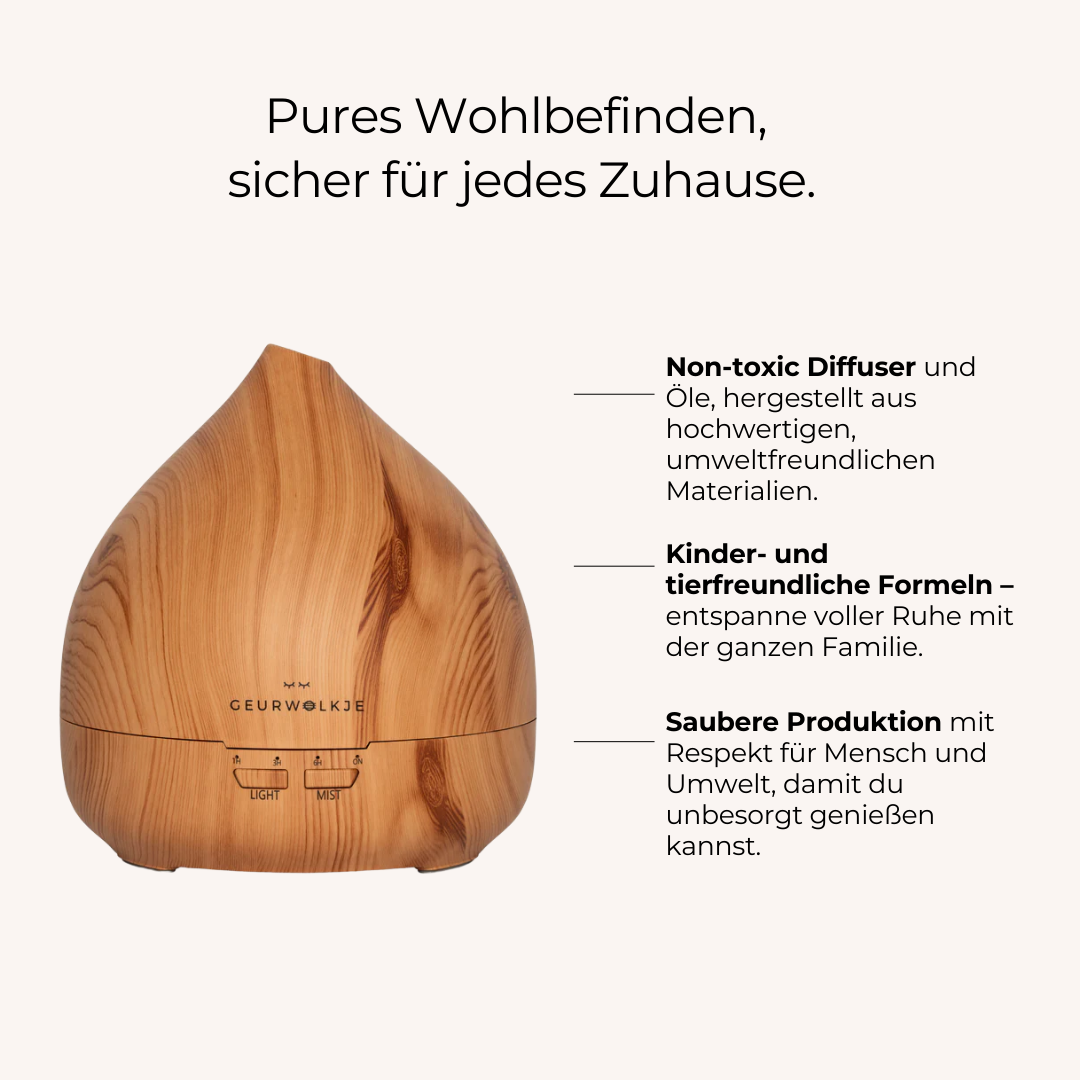 Unity 2.0 - Aroma Diffuser - Full Light Wood (400 ml)