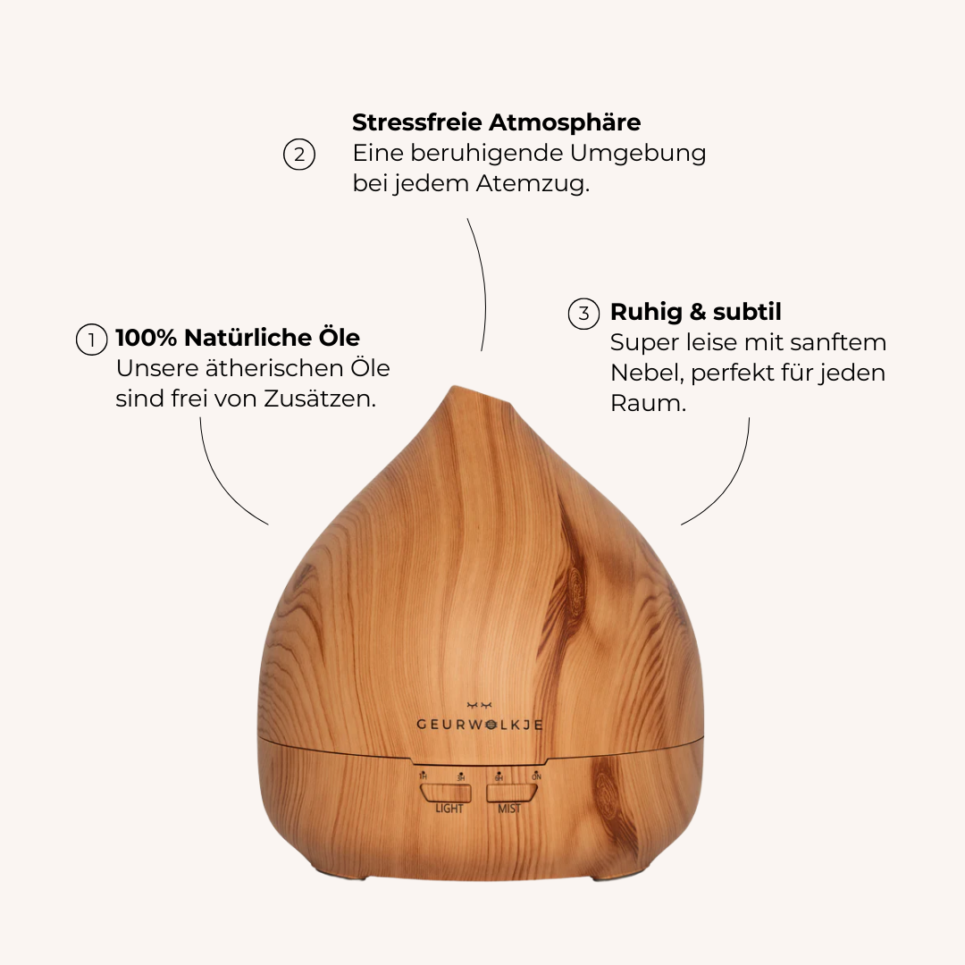 Unity 2.0 - Aroma Diffuser - Full Light Wood (400 ml)