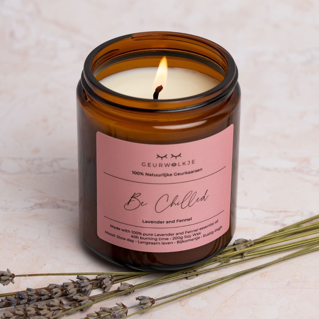 Be chilled - 100% natürliche Sojawachskerze mit ätherischen Ölen - Smellacloud