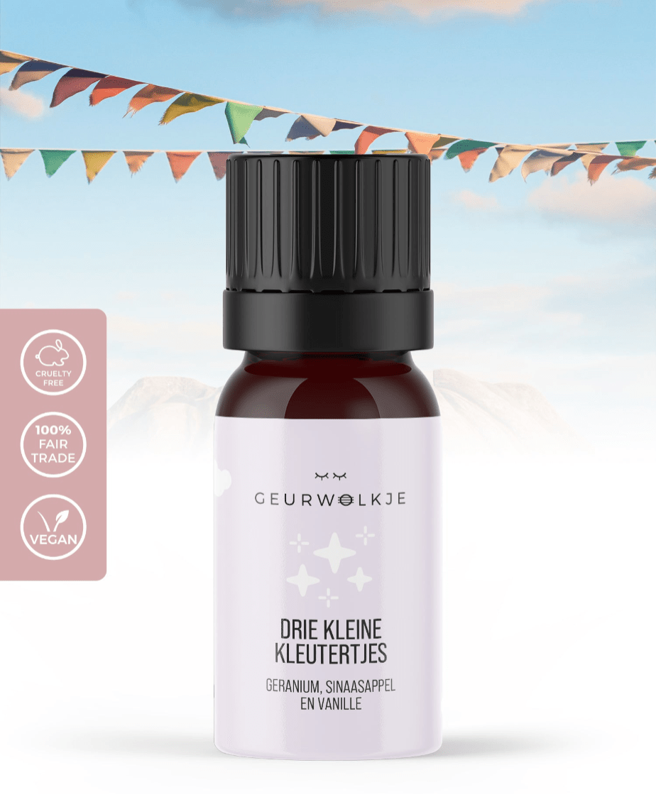 Drei Kleine Kleinkinder - Geurwolkje® Blend Kinderlinie - 100 % Natürliche Ätherische Öle - 5 ml - Smellacloud