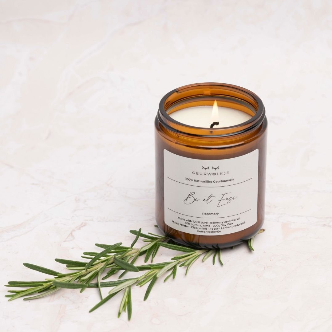 Entspanne dich - 100% natürliche Duftkerze aus Sojawachs mit ätherischen Ölen - Smellacloud