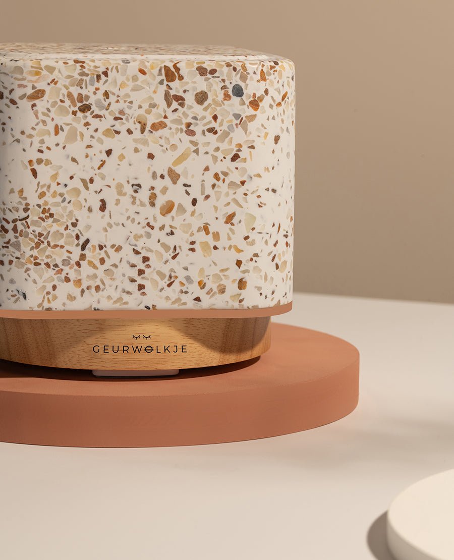 Living Green- Smellacloud® Aroma Diffuser - Terrazzo Kubus - 200 ml - Smellacloud