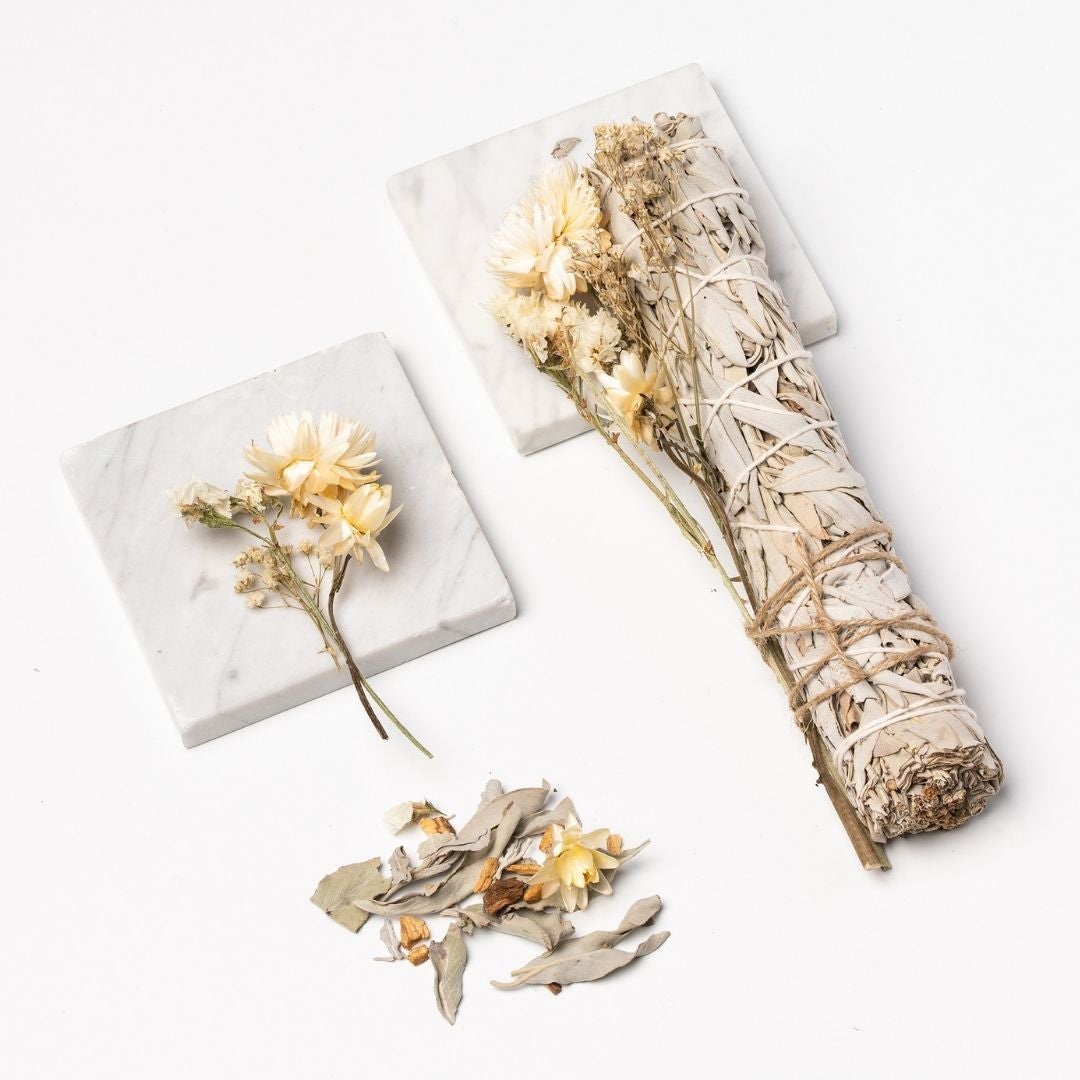 Flower Power Salbei Stick (22cm) - getrockneter Blumenzauber - Smellacloud