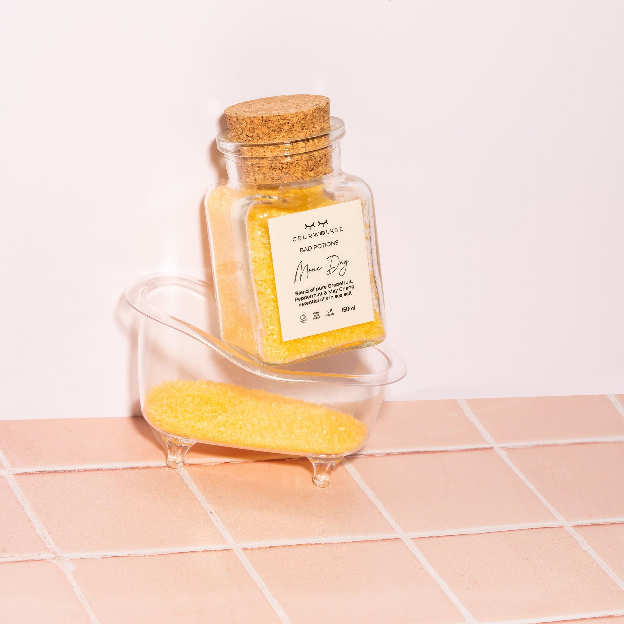 Toller Tag - natürliches Badesalz mit ätherischen Ölen & Meersalz (175g) - Smellacloud