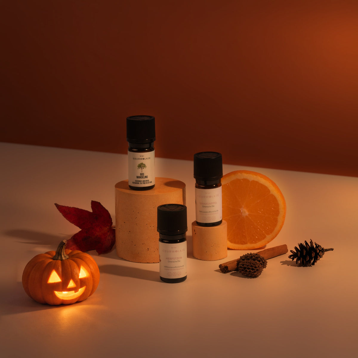 Herbstduft-Set – Herbstsonne, Waldspaziergang und Orange – Produktfoto 2