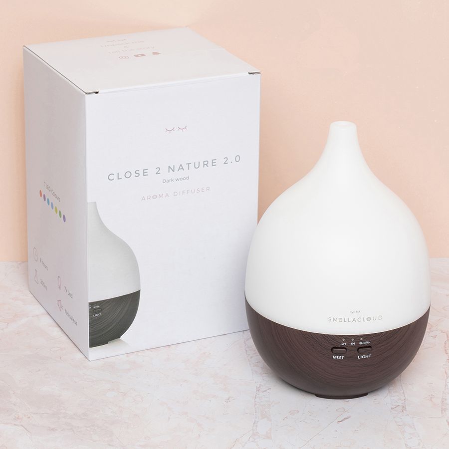 Close 2 Nature 2.0 Diffusor dunkles Holz 200ml Smellacloud original