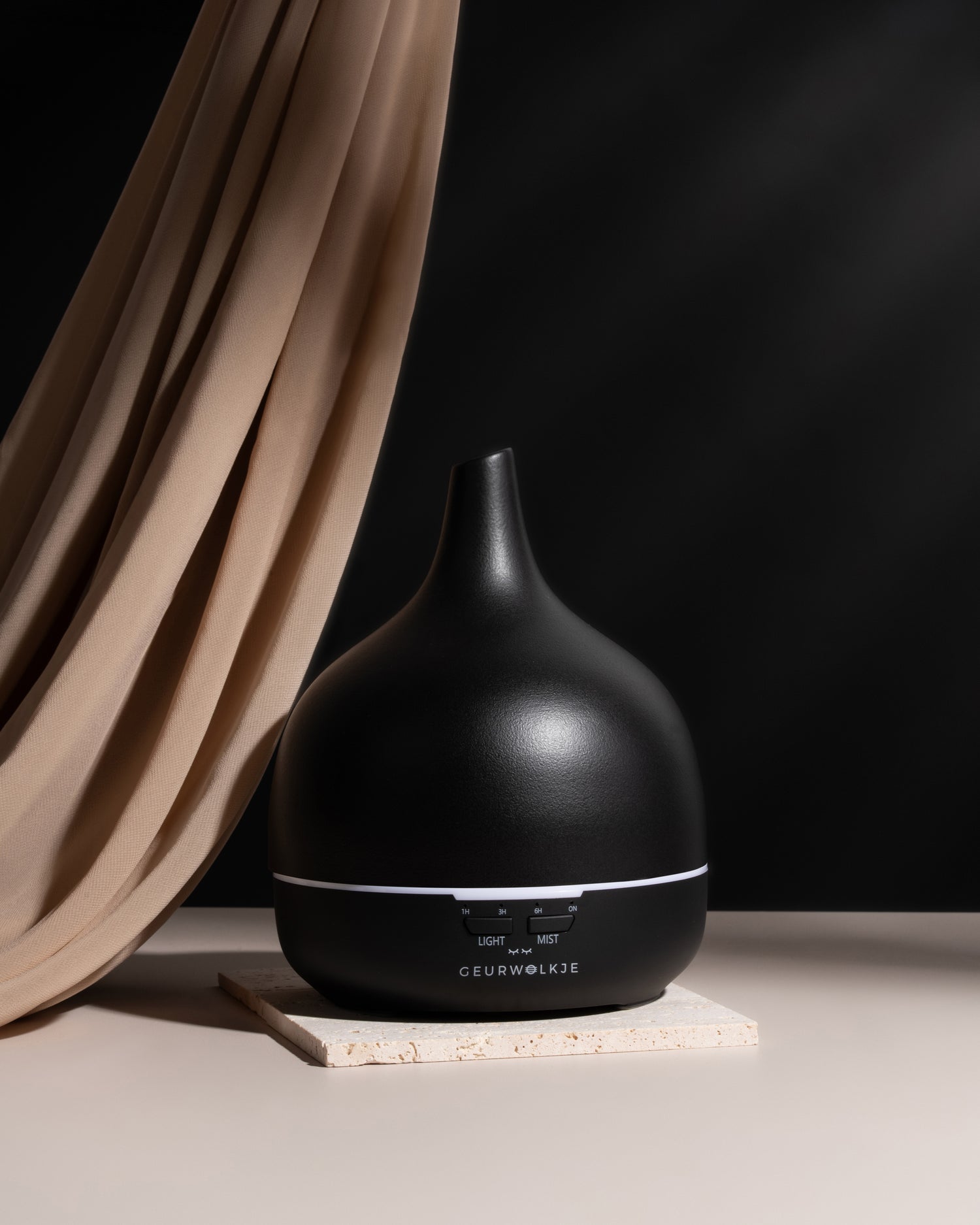 Close 2 Nature 3.0  - Smellacloud Aroma Diffuser - Keramik -Midnight Black - 400 ML
