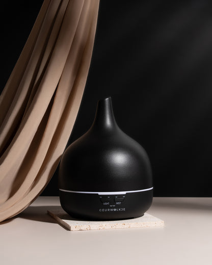 Close 2 Nature 3.0  - Smellacloud Aroma Diffuser - Keramik -Midnight Black - 400 ML
