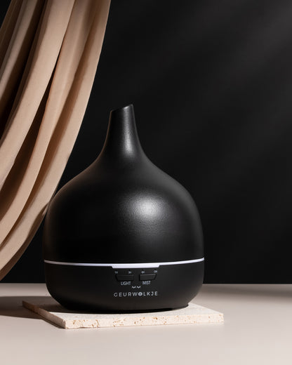 Close 2 Nature 3.0  - Smellacloud Aroma Diffuser - Keramik -Midnight Black - 400 ML