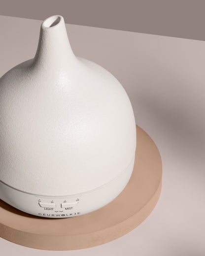 Close 2 Nature 3.0  - Smellacloud Aroma Diffuser - Keramik -Off-White - 400 ML