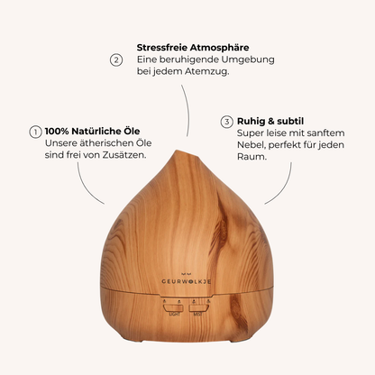 ALT | Unity 2.0 - Aroma Diffuser - Full Light Wood (400 ml)
