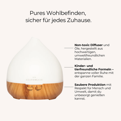 ALT | Unity 2.0 Smellacloud® Diffuser - helles Holz (400ml)
