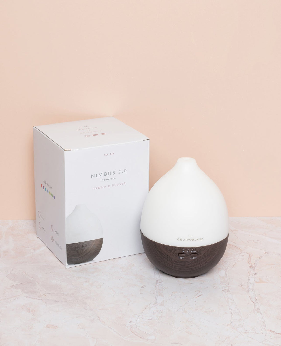 Nimbus 2.0 Aroma Diffuser 200 ML Dunkel Holz Smellacloud original - Smellacloud