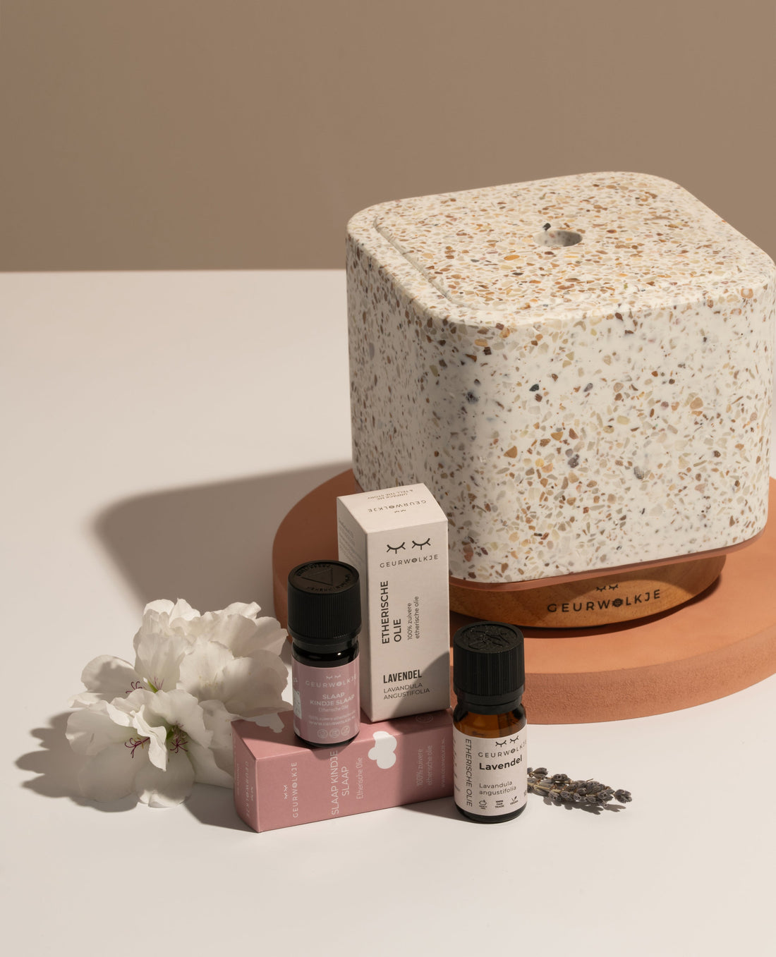 Me and My Baby – Living Green Terrazzo Kubus – Produktfoto 1