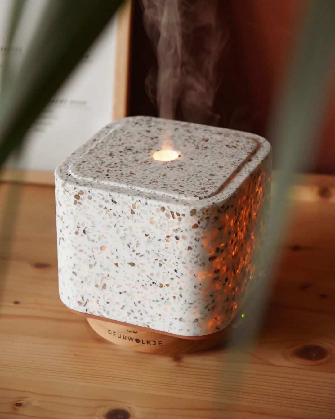 Living Green- Smellacloud® Aroma Diffuser - Terrazzo Kubus - 200 ml