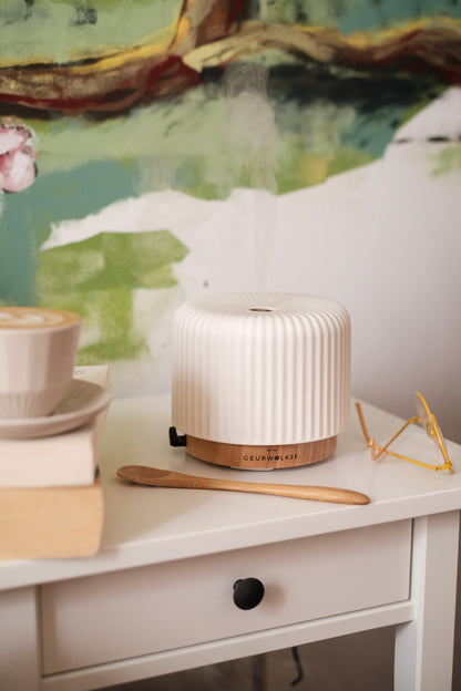 Live Slow -  Aroma Diffuser - Keramik weiß - 200 ml