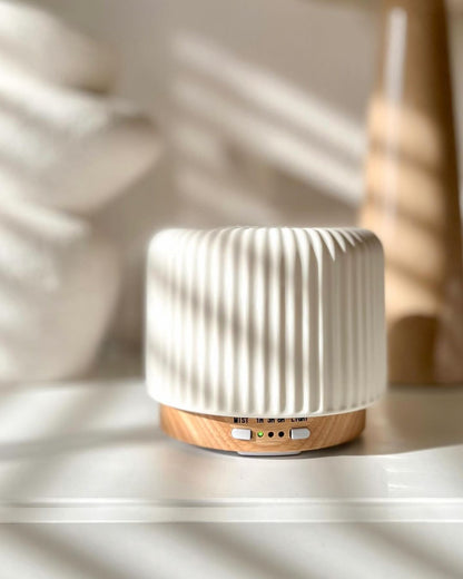 Live Slow -  Aroma Diffuser - Keramik weiß - 200 ml