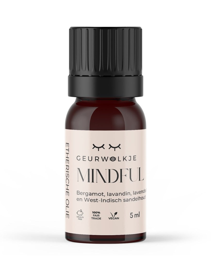 Mindful - Geurwolkje® Blend - 100% Etherische Olie - 5 ml - Smellacloud