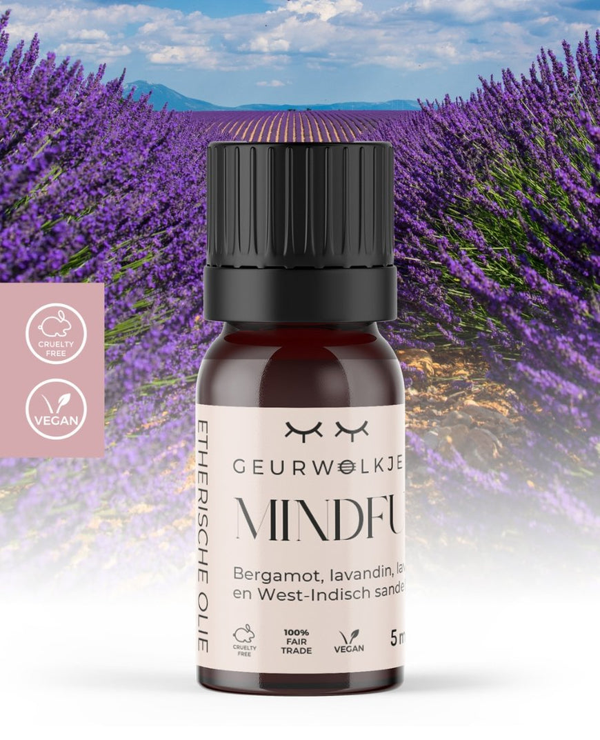 Mindful - Geurwolkje® Blend - 100% Etherische Olie - 5 ml - Smellacloud