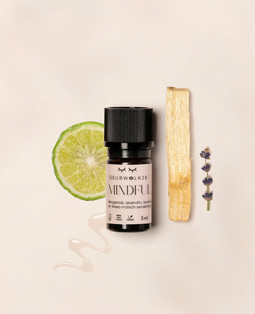 Mindful - Geurwolkje® Blend - 100% Etherische Olie - 5 ml - Smellacloud