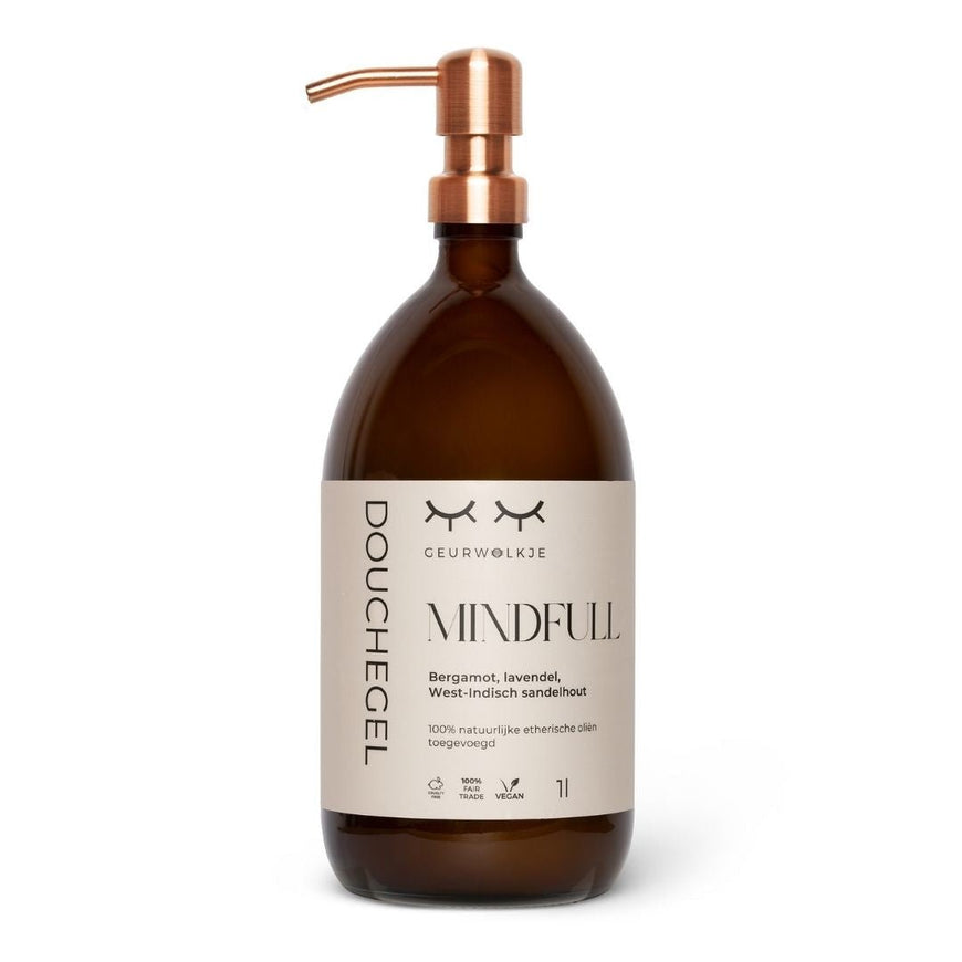 Natuurlijke douchegel - Mindful - 250, 500 en 1000 ML - Smellacloud