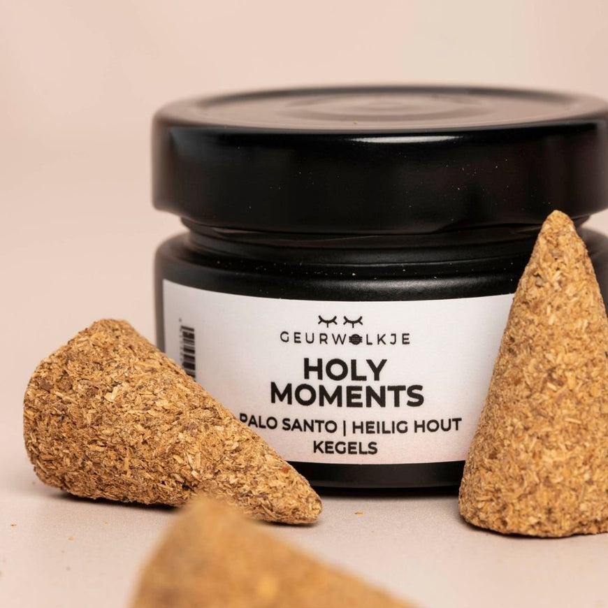 Palo Santo Räucherkegel - Holy Moments (5 Stück) - Smellacloud