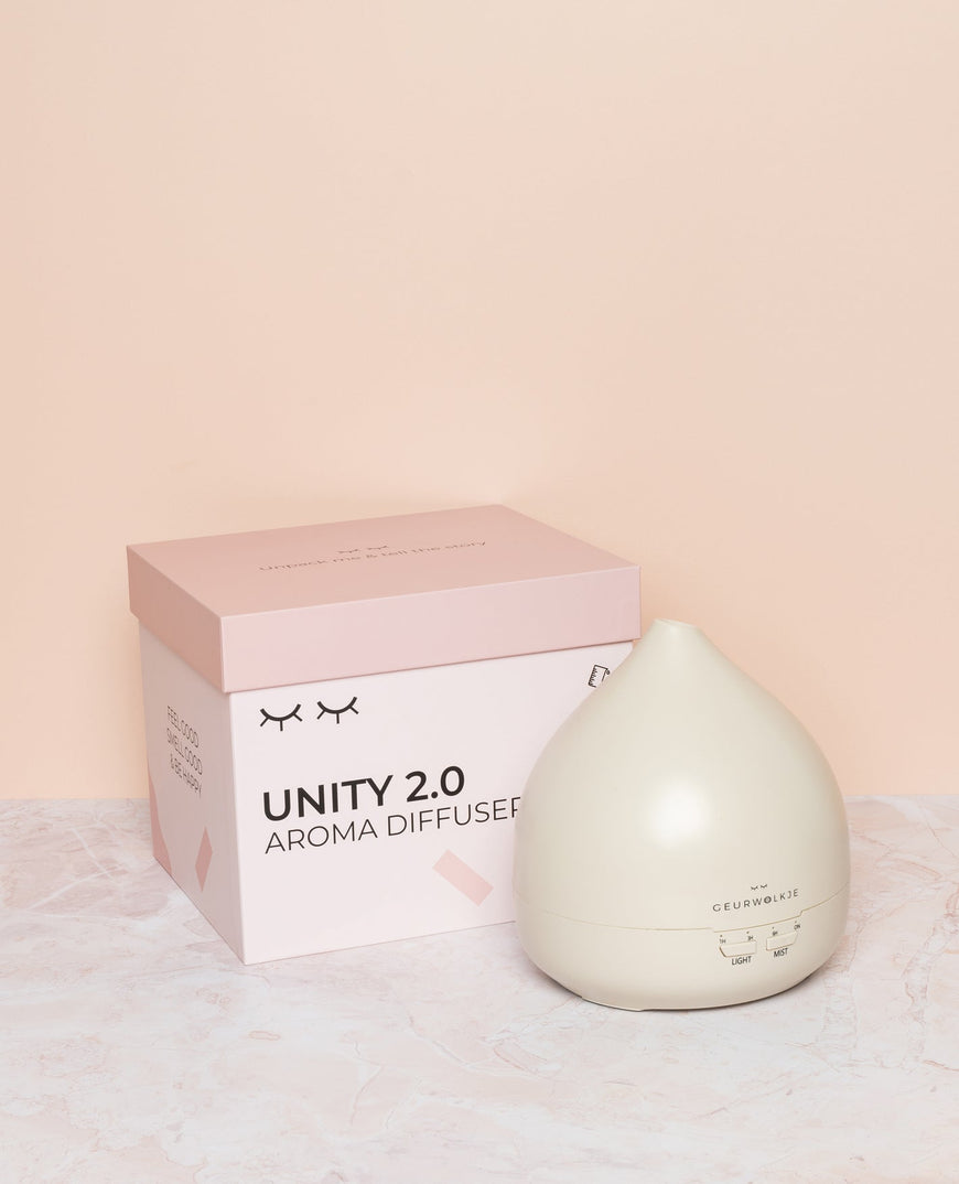 Unity 2.0 Geurwolkje® Diffuser - Warm Grey (400ml) - Smellacloud